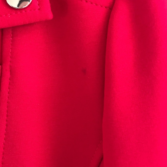 Sexy Le Chateau womens bomber biker jacket red - Picture 9 of 9